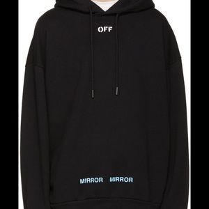 In care of off white sweater!